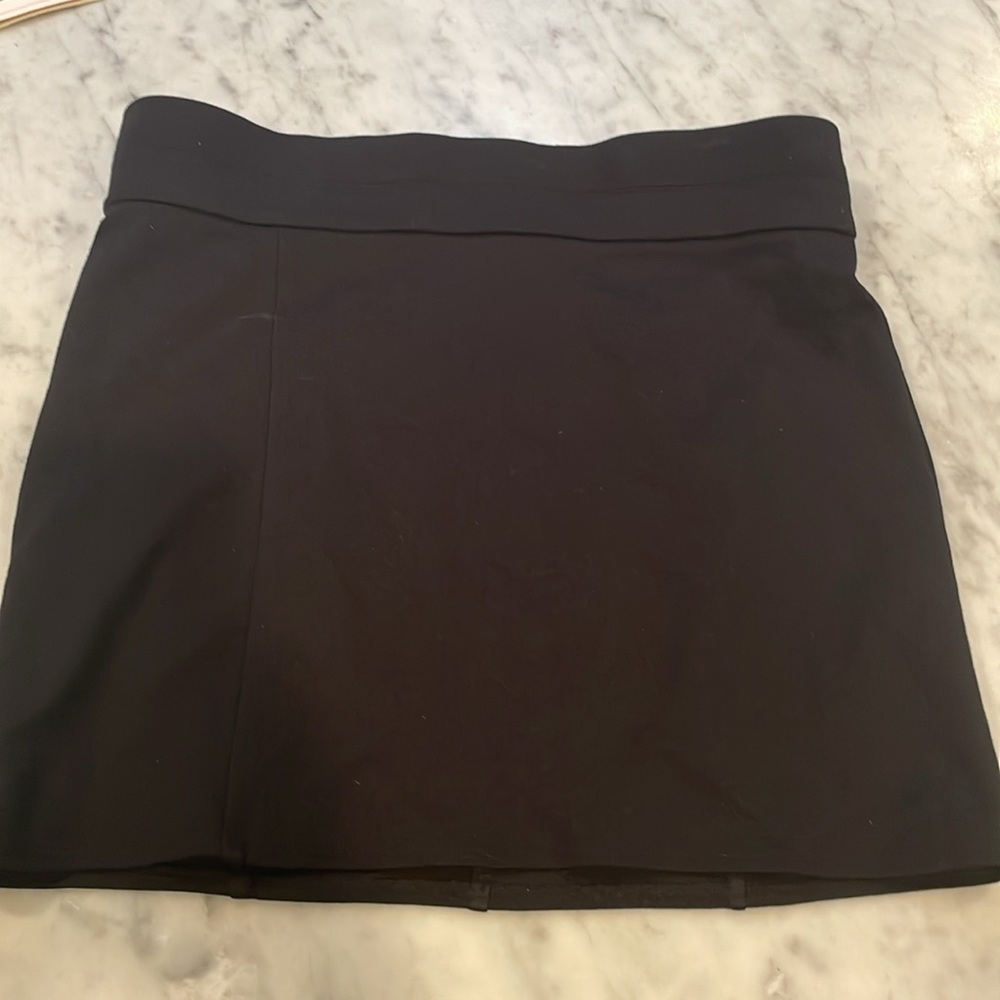 Helmut Lang Black Mini Skirt
